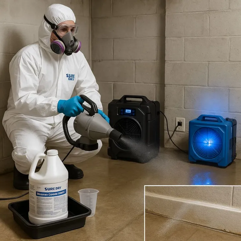 Sanitization and Odor Removal process in Cross Lanes, WV